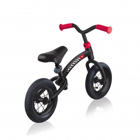 GLOBBER balansinis dviratis Go Bike Air, juodas-raudonas, 615-120 615-120