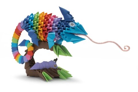 ORIGAMI 3D rinkinys Chameleonas, 2847 