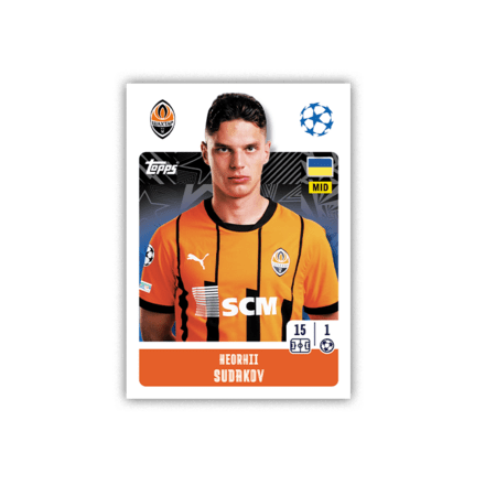 TOPPS lipdukai Champions League 2025 Eco Pack, 24+6vnt., 5053307074491 