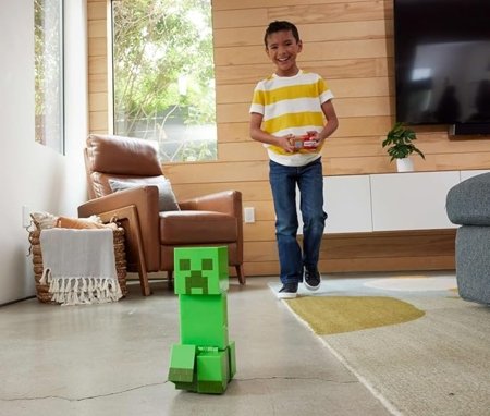 MINECRAFT figūrėlė – sprogstantis RC Creeper, HRR48 