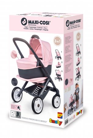 SMOBY MAXI-COSI Quinny rausvas vežimėlis, 7600253117 7600253117