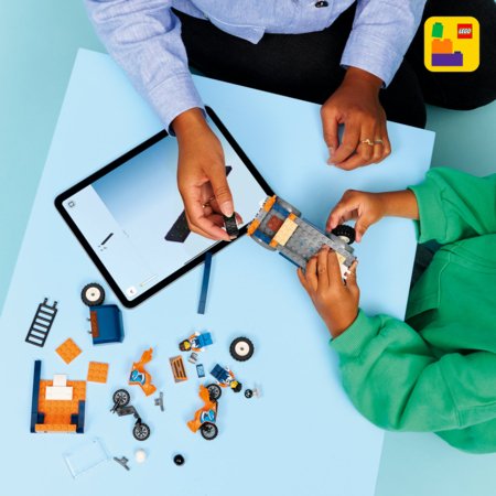 60491 LEGO® City motociklų transporteris 