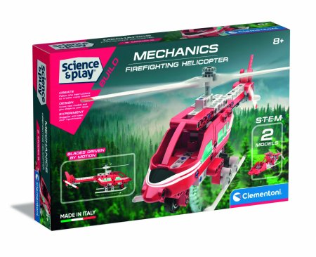 CLEMENTONI MECHANICS konstruktorius Firefighters Helicopter, (LT, LV, EE), 75075BL 75075BL