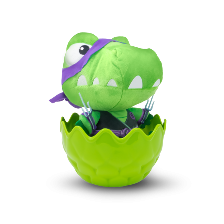 CRACKIN EGGS pliušinis riaumojantis dinozauras Dino T-Rex Ninja, asort., SK017A1 