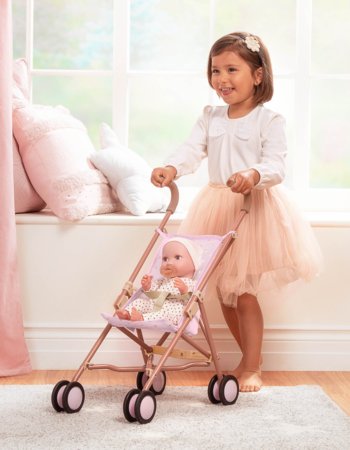 LULLABABY sulankstomas vežimėlis su žvaigždžių raštu, LBY7617Z 