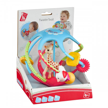 VULLI Sophie la girafe žaislas 6m+ Twistin'ball 230788F 230788F