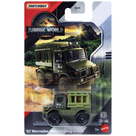 MATCHBOX Jurassic World tematikos automodeliukas, asort., JGL59 