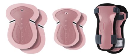 GLOBBER kelių ir alkūnių apsaugų rinkinys, rožinis JUNIOR XXS, 540-210 