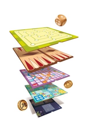 HAPE stalo žaidimų rinkinys 22in 1, E4325A 