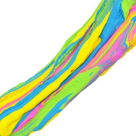 COMPOUND KINGS slaimas Butter Cloudz Swirls Large Rainbow Cotton Candy, WC11051712CKINT 