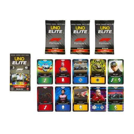MATTEL GAMES UNO Elite F1 kortų papildymas, JLV43 