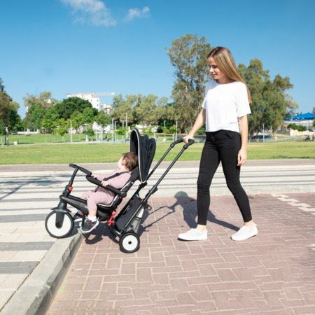 SmarTrike STR3 Plus sulankstomas triratukas-vežimėlis, juodas, 5021933 
