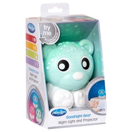 PLAYGRO naktinė lempa-projektorius Goodnight Bear, 0188118 