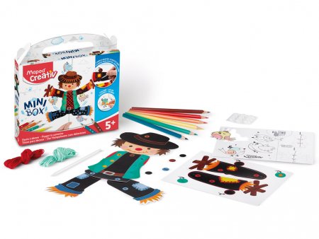 MAPED MINI BOX meistravimo komplektas Popierinė lėlė, 3154149070305 3154149070305