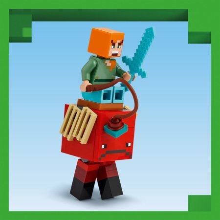 21266 LEGO® Minecraft® Lavos mūšis Nether dimensijoje 