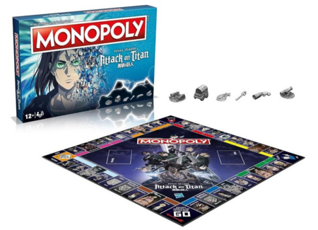 MONOPOLY stalo žaidimas Attack on Titan The Final Season, EN, WM04214-EN1-6 
