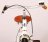 VOLARE Miracle Cruiser dviratis 14" baltas, 21488 21488