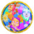 JOHN Paw Patrol vinilinis kamuolys, 9/230 mm, 54952 54952