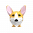 MOB DESIGN išorinė baterija 4800 mAh Power Pets Corgi, PP-CORG-01 PP-CORG-01