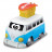 BB JUNIOR autobusiukas Volkswagen Press & Go, 16-85110 16-85110