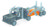 CLEMENTONI SCIENCE & PLAY BUILD konstruktorius Car Transporter, 240 dalių, 75164 