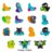 MRBEAST LAB Swarms figūrėlių rinkinys 12vnt, MS24711 