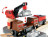 BRIO rinkinys su traukinio bėgiais Cargo harbour, 33061 33061