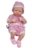 BAMBOLINA lėlė-kūdikis su priedais 36cm New Born Baby With Sleep Bag With Mesh Bag In Pink Shoes Box, BD1632SB   