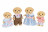 SYLVANIAN FAMILIES geltonųjų labradorų šeimynėlė, 5182 5182