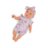 LULLABABY lėlė kūdikis su gėlių suknele, LBY7303Z 