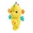 BABY EINSTEIN raminantis pliušinis žaislas Seahorse Soother, geltonas, 17400-000 