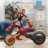 AVENGERS figūrėlė su motociklu Bend and Flex, F02445L0 F02445L0