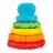 BABY EINSTEIN įvairių tekstūrų kramtukas Stack & Teether, 12356 