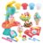 PLAYGO DOUGH saldumynų gaminimo plastelino rinkinys, 8250 