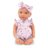 LULLABABY lėlė kūdikis su kombinezonu, juostele ir pagalve, LBY7672Z 