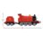 THOMAS & FRIENDS garvežiukai su vagonu, JHK84 
