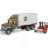 BRUDER 1:16 MACK Granite UPS krovininis sunkvežimis su šakiniu krautuvu, 02828 