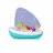 BB JUNIOR vonios žaislas - burlaivis Splash 'N Play, 16-89022 16-89022