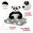 PERLETTIpliušinis žaislas su antklode Paul panda, 13070 13070