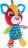 PLAYGRO Sensorinis žaislas Lapiukas, 0187225167 