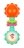 PLAYGRO barškutis Twisting Barbell, 4088758 