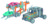 CLEMENTONI SCIENCE & PLAY BUILD konstruktorius Car Transporter, 240 dalių, 75164 
