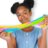 COMPOUND KINGS slaimas Butter Cloudz Swirls Large Rainbow Cotton Candy, WC11051712CKINT 