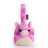 SQUISHMALLOWS pliušinės Bluetooth ausinės Lola, HMSQMBT-LOLA 