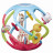 VULLI Sophie la girafe žaislas 6m+ Twistin'ball 230788F 230788F