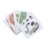 MOXY kūrybinis rinkinys Accordion Paper Animals, asort., 100107 