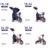 SmarTrike Swirl triratukas, mėlynas/raudonas, 6502502 
