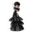 MONSTER HIGH X WEDNESDAY lėlė Trečiadienė juoda suknele, HXJ03 