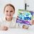 TOTUM DISNEY STITCH kūrybinis rinkinys Sticker by number pad, 700123 