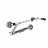 GLOBBER paspirtukas Flow Element Comfort Lights, sidabrinis, 727-130 727-130
